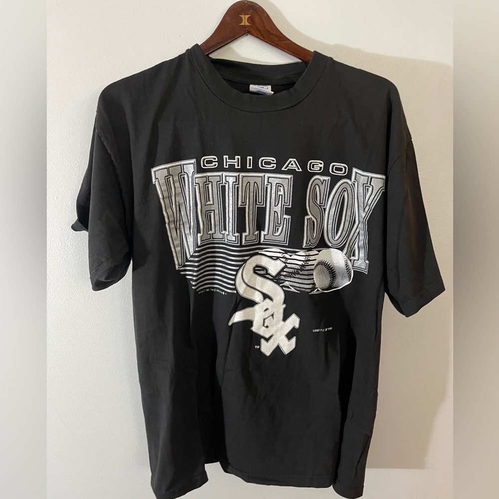 Vintage Chicago White Sox Baseball T-shirt size XL MLB 1993 Logo 7 Made in USA